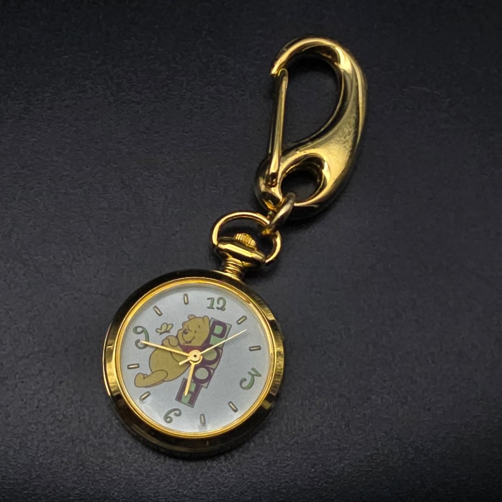 Avon Winnie The Pooh Keychain Watch In Box Quartz WORKS Working